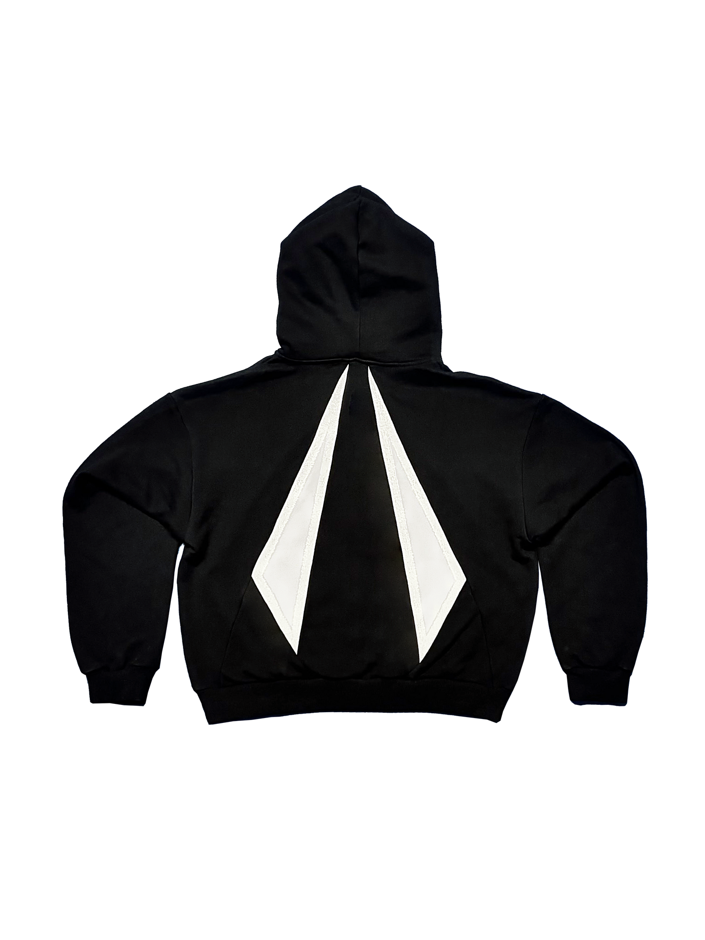 angel zip - pure black